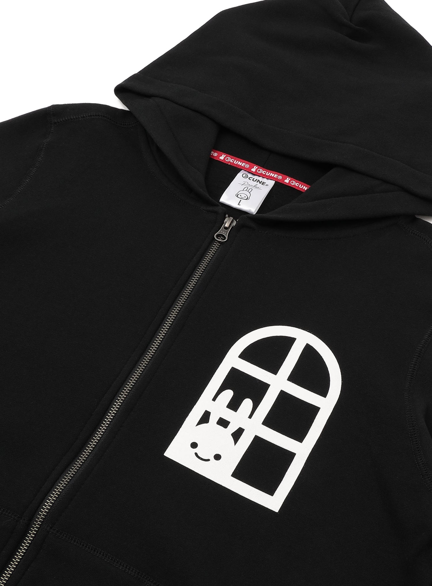 CUNE ZIP PARKA 窓