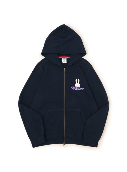 CUNE ZIP PARKA ロゴ