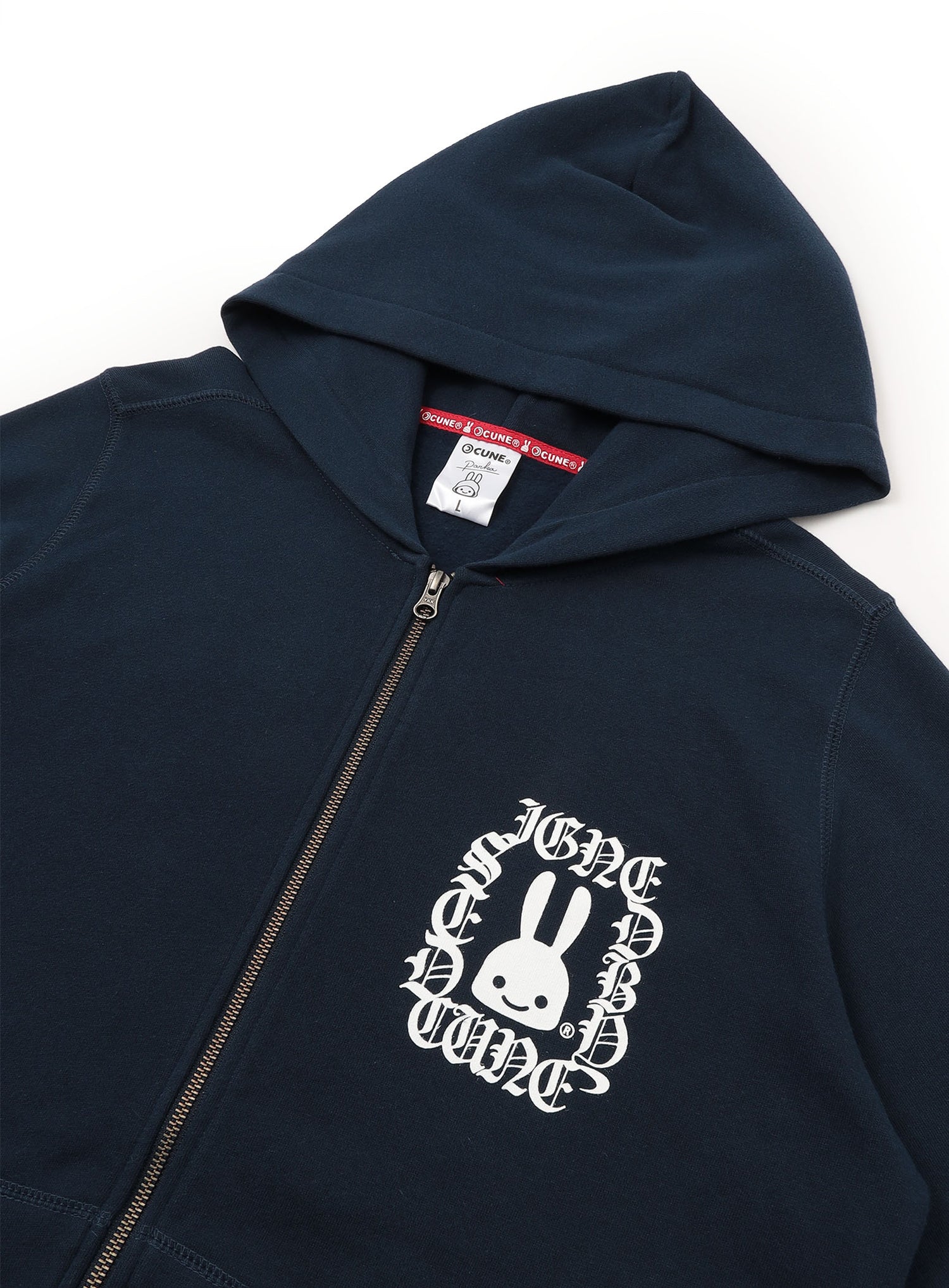 CUNE ZIP PARKA かっこいい文字