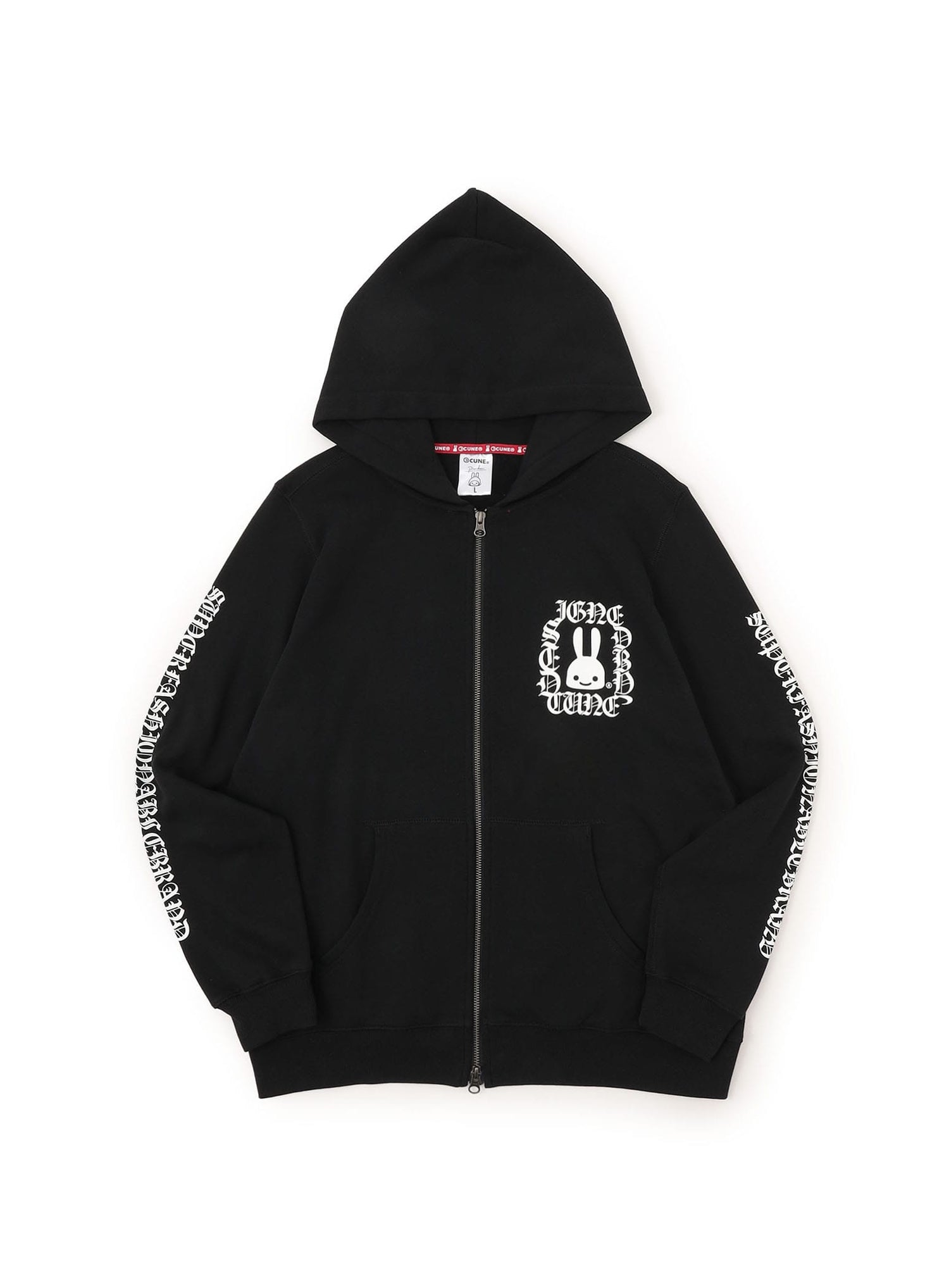 CUNE ZIP PARKA かっこいい文字