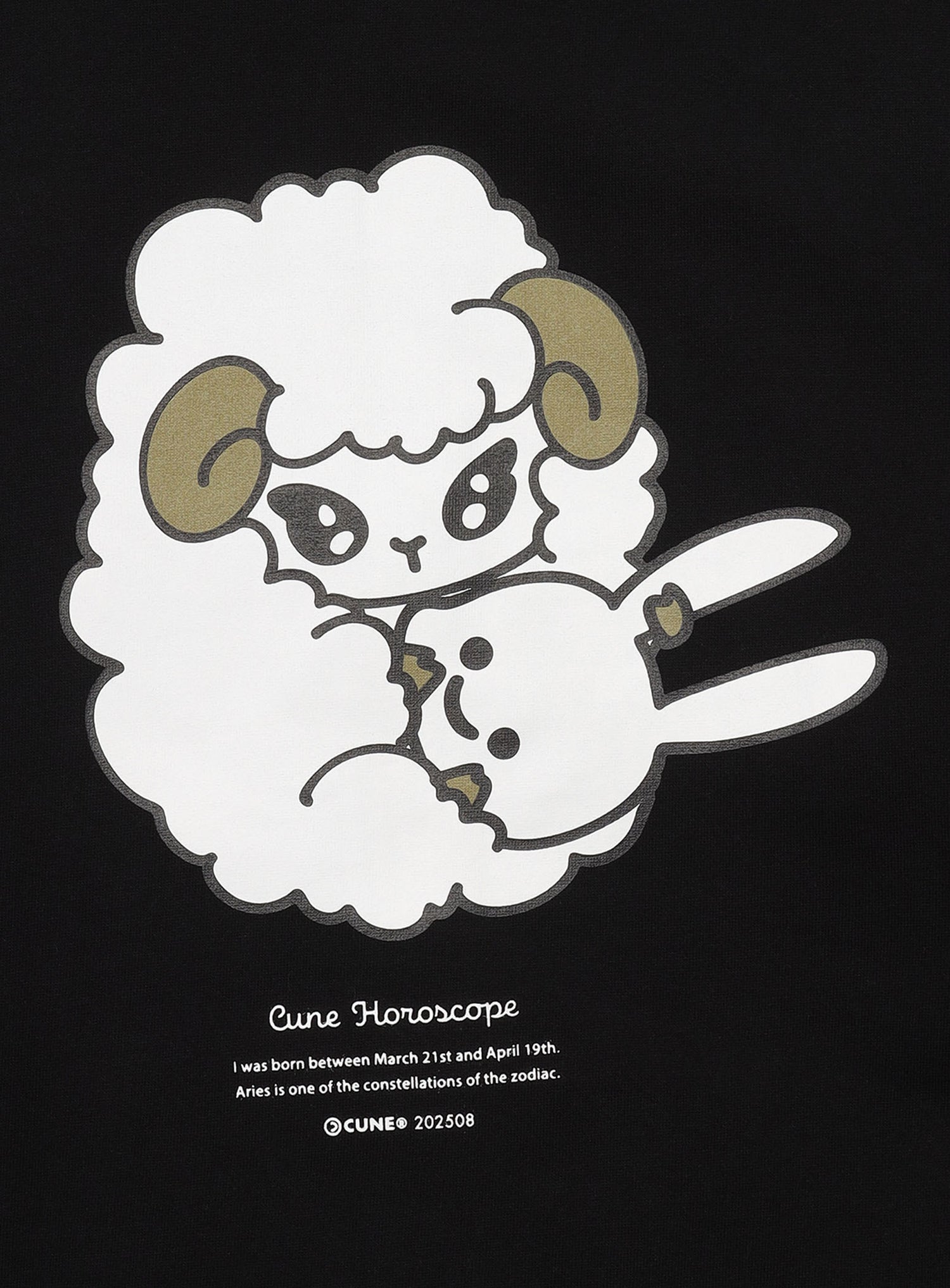 CUNE Horoscope ZIP PARKA 2025 おひつじ座