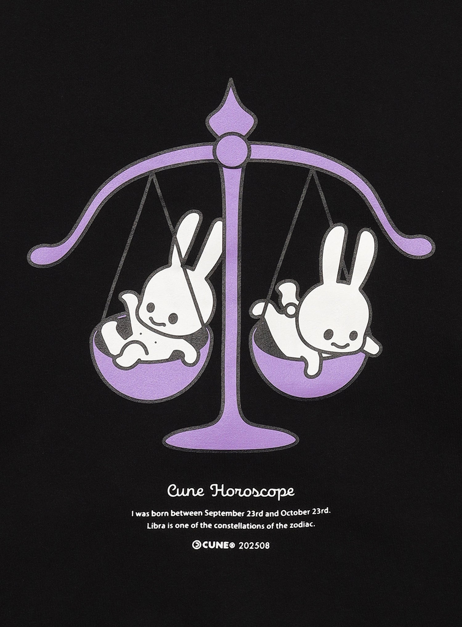 CUNE Horoscope ZIP PARKA 2025 てんびん座