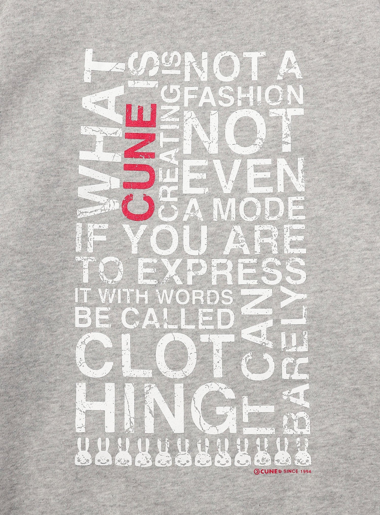 CUNE PULL PARKA ランダム文章