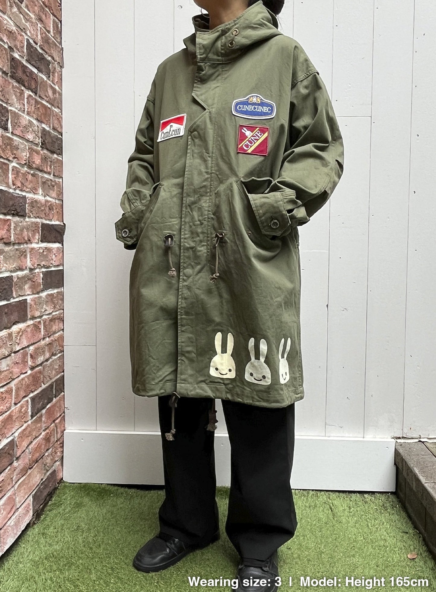 EARTAILモッズコート ワッペンカスタム