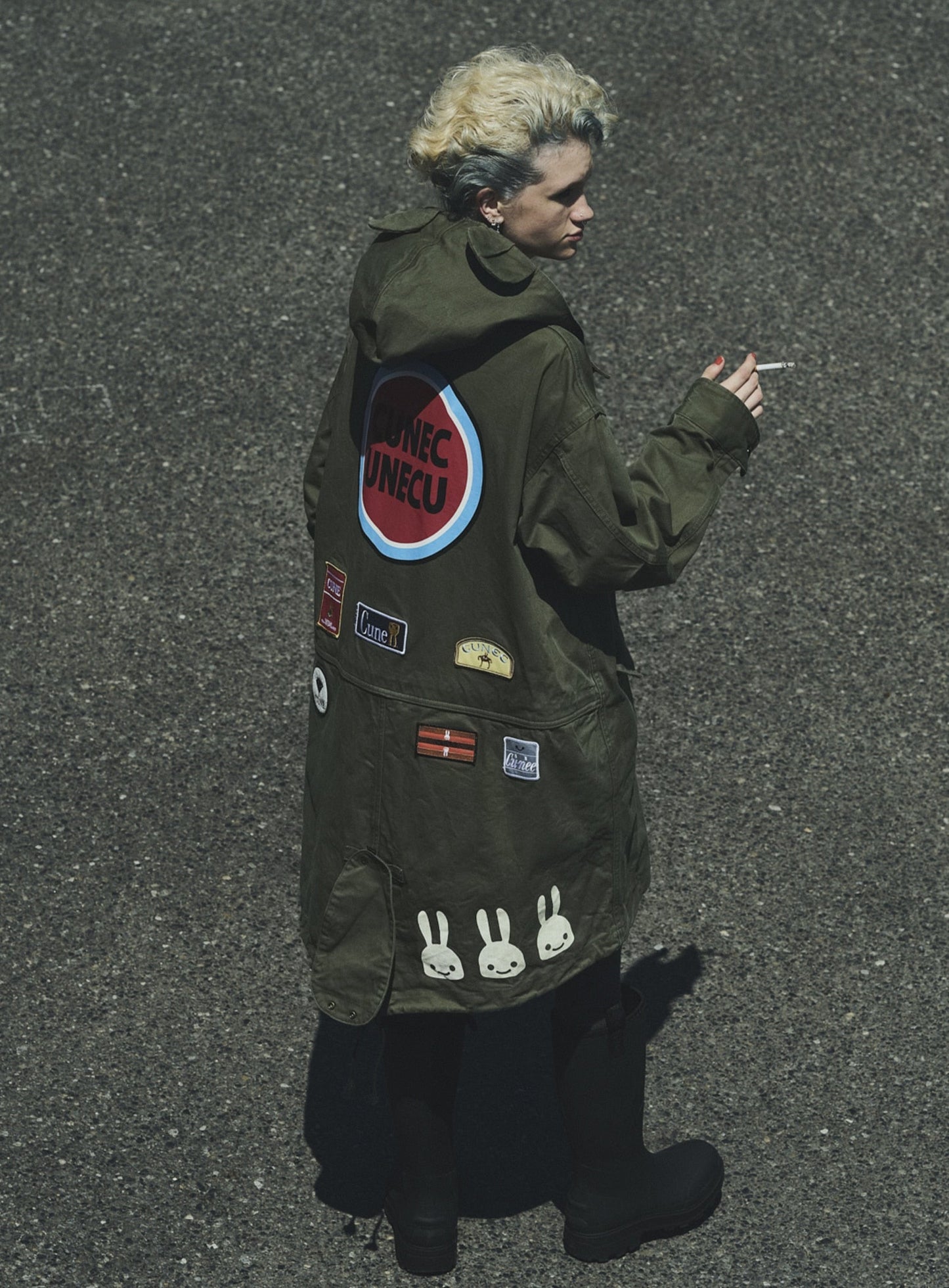 EARTAILモッズコート ワッペンカスタム