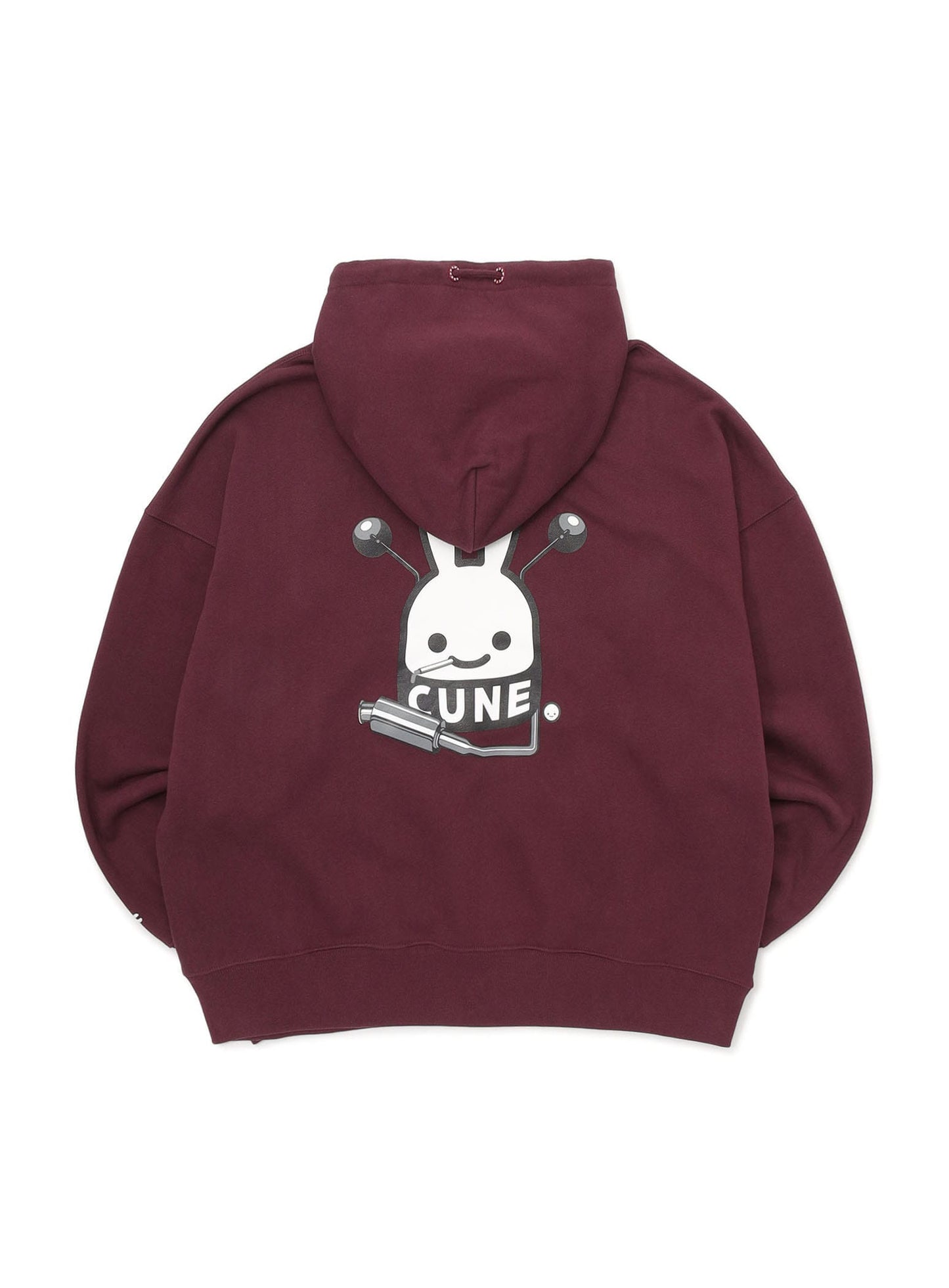 ヘヴィウェイトビッグパーカー バイクとタバコとCUNEウサギ