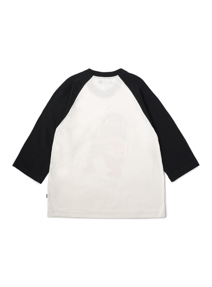 ラグランTシャツ ギターとタバコと鳩山オズボーン