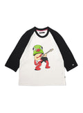ラグランTシャツ ギターとタバコと鳩山オズボーン