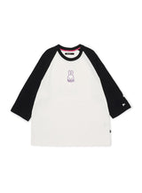 犬と人 人のラグランTシャツ CUNEウサギ