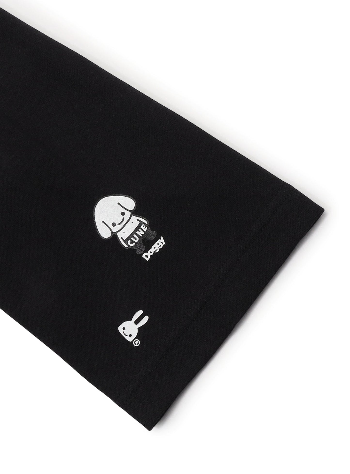 犬と人 人のラグランTシャツ CUNEウサギ