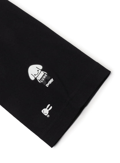 犬と人 人のラグランTシャツ U5