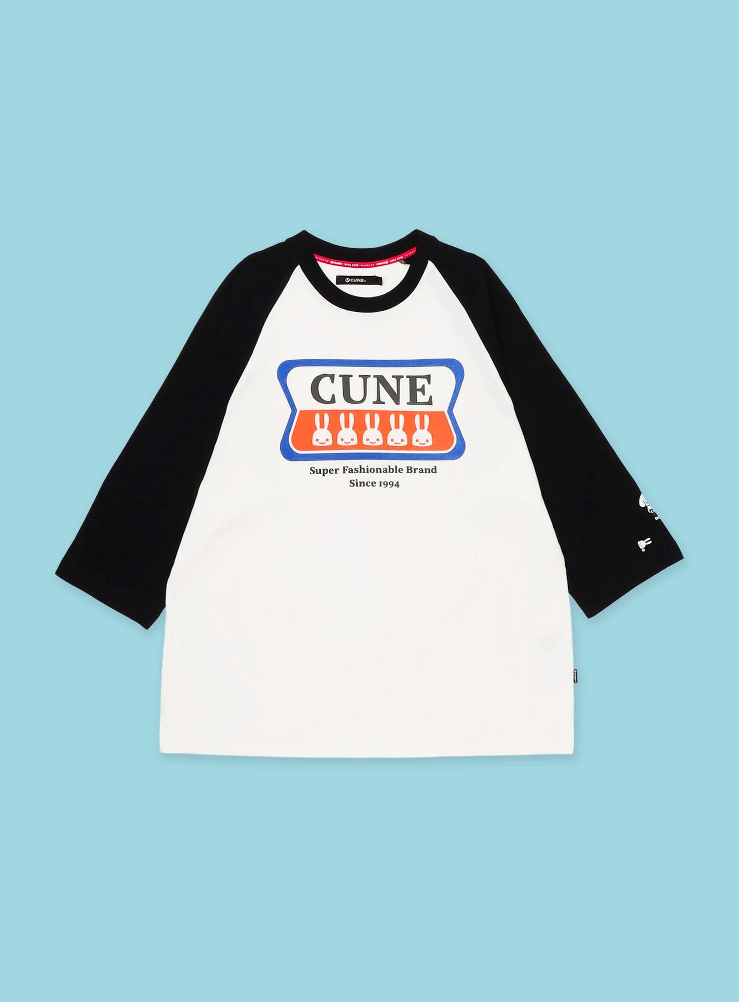 犬と人 人のラグランTシャツ U5