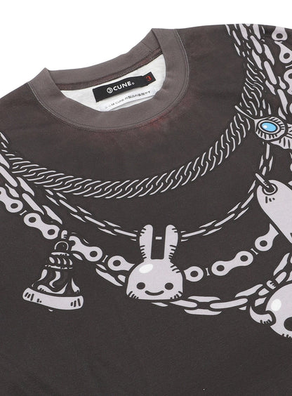 アクセジャラジャラロングスリーブカットソー