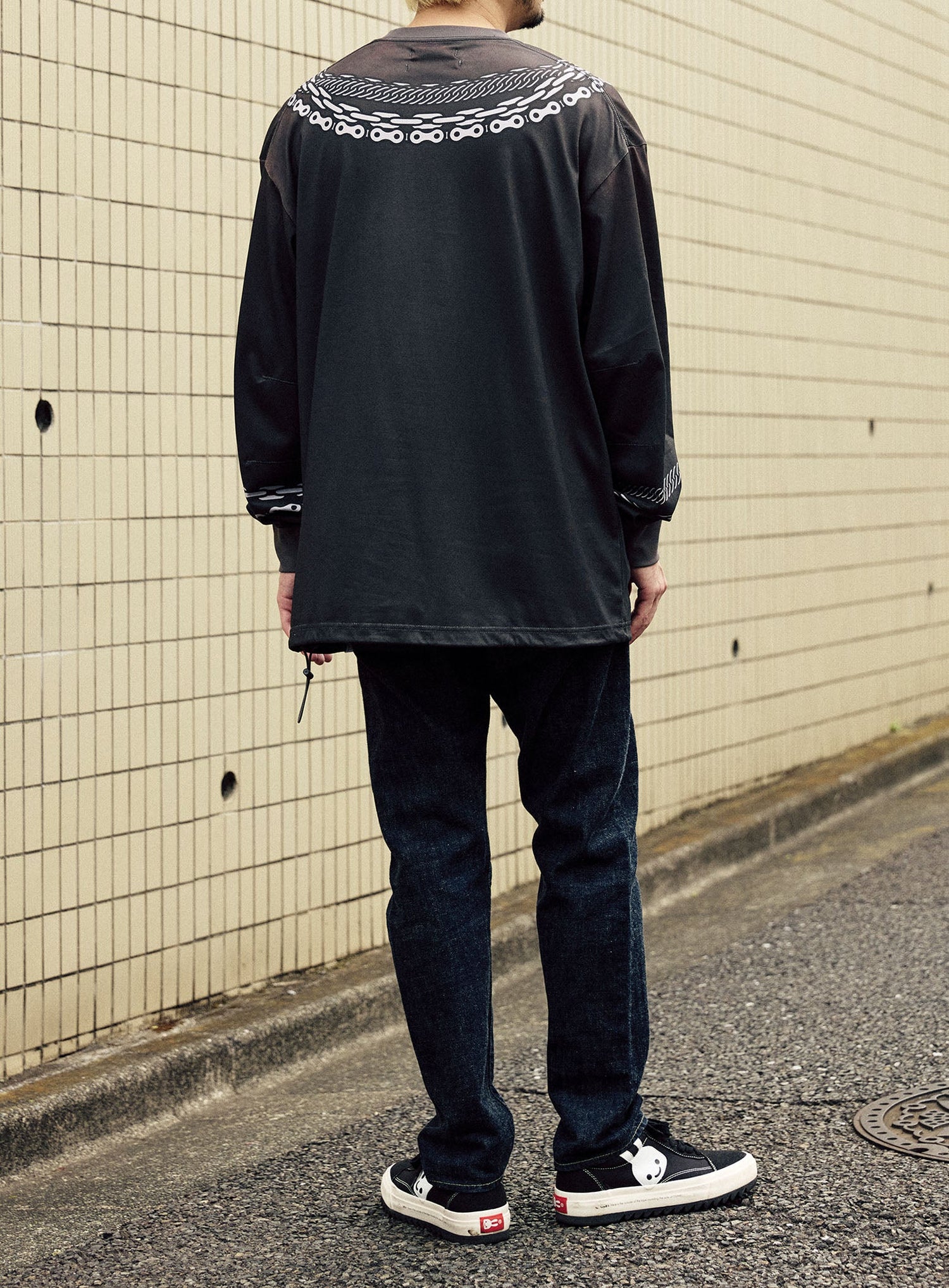 アクセジャラジャラロングスリーブカットソー