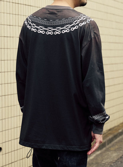 アクセジャラジャラロングスリーブカットソー