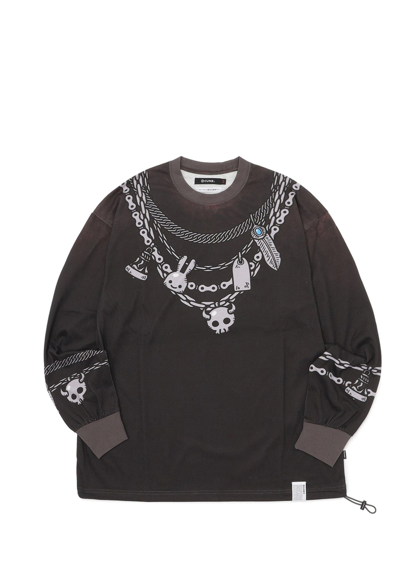 アクセジャラジャラロングスリーブカットソー