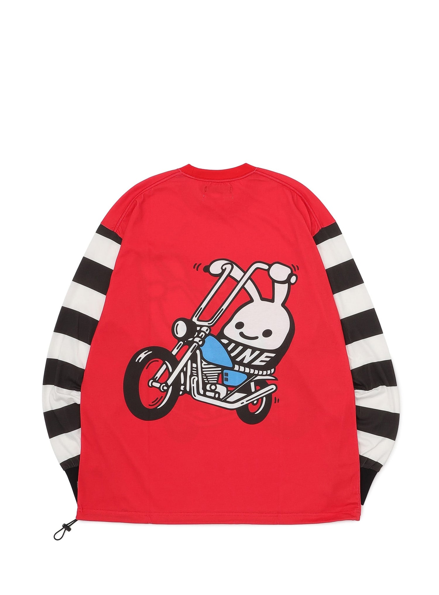 うさちゃんカスタムバイクロングスリーブカットソー