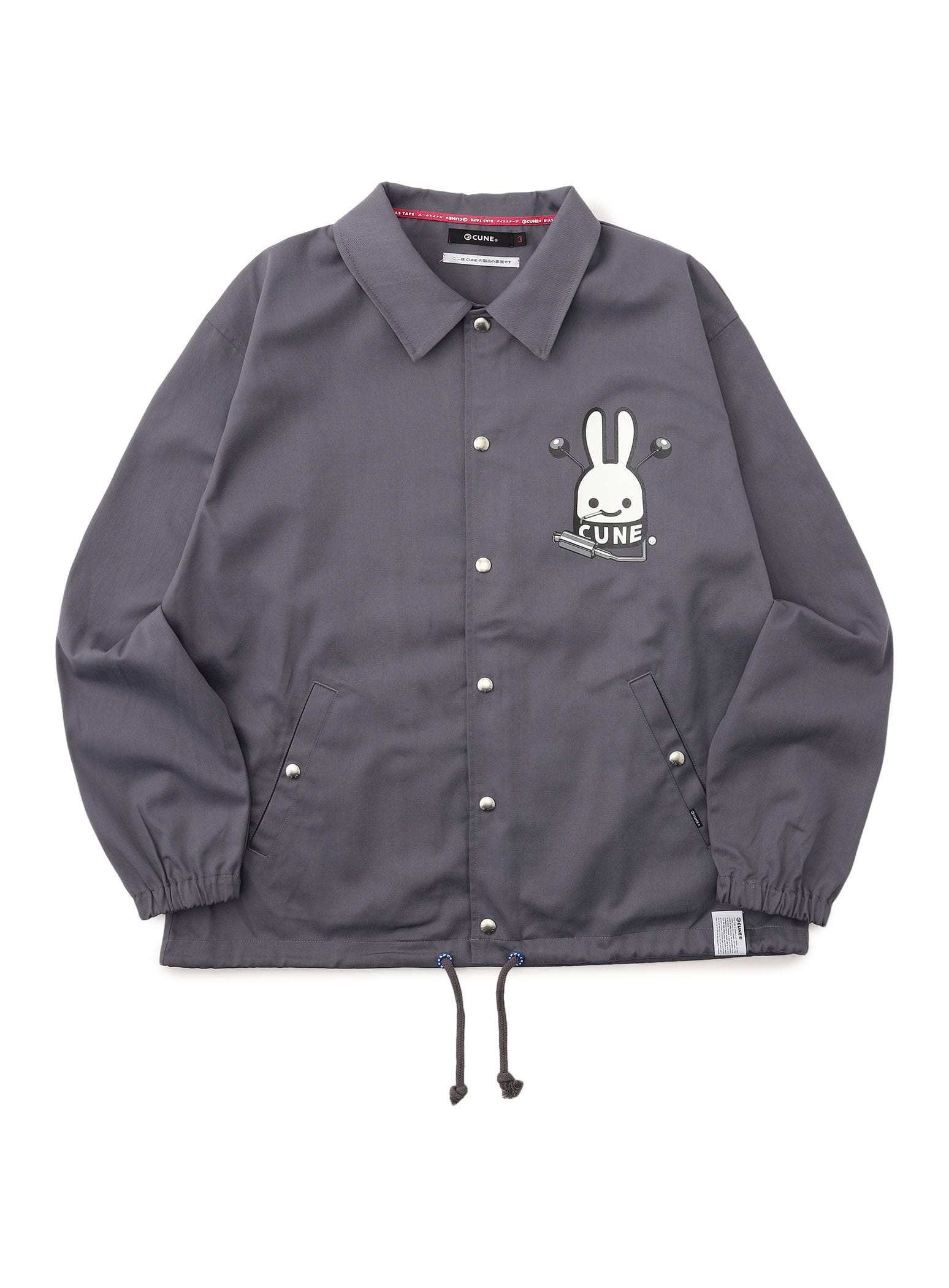 CUNE スタンドジップジャージ うさぎ LPG トラックジャケット 1 CUNE - ＊キューン CUNE うさぎ トラックジャケット ジャージ ジップ
