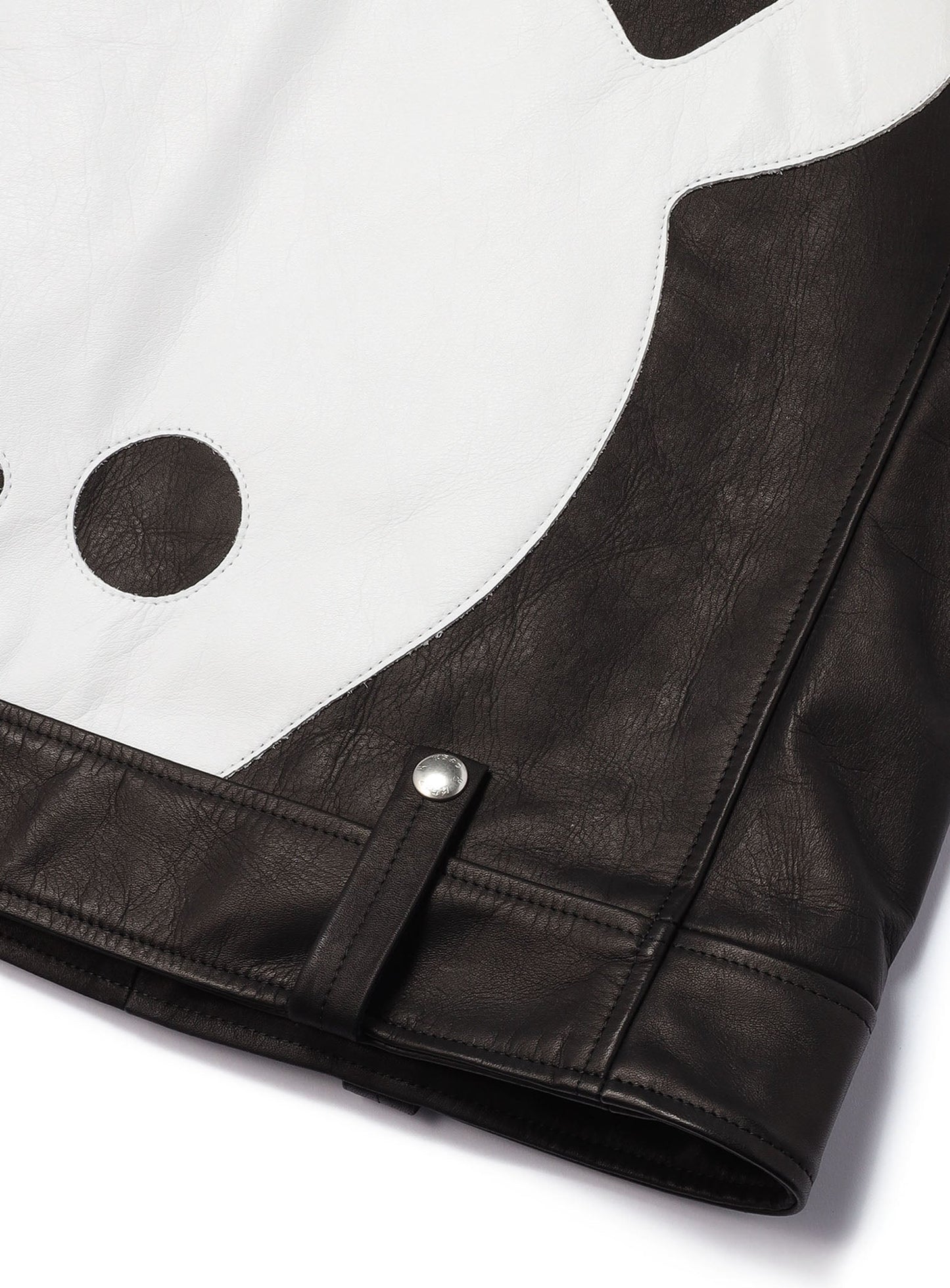 カウレザーの二RIDERS JACKET 白ウサギ