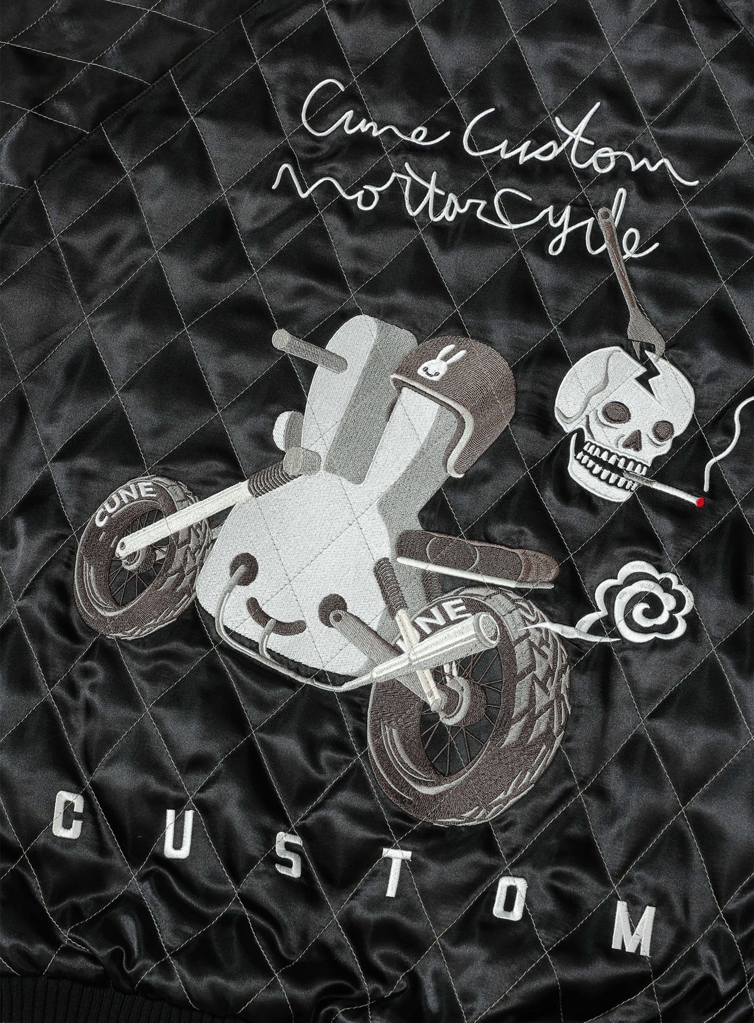 バイク＆シガレッツ リバーシブルスカジャン – CUNE