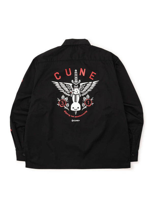 31st ANNIV ロングスリーブワークシャツ 鷲