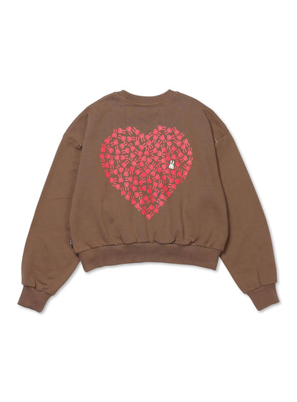 ワイドクルーネックスウェット