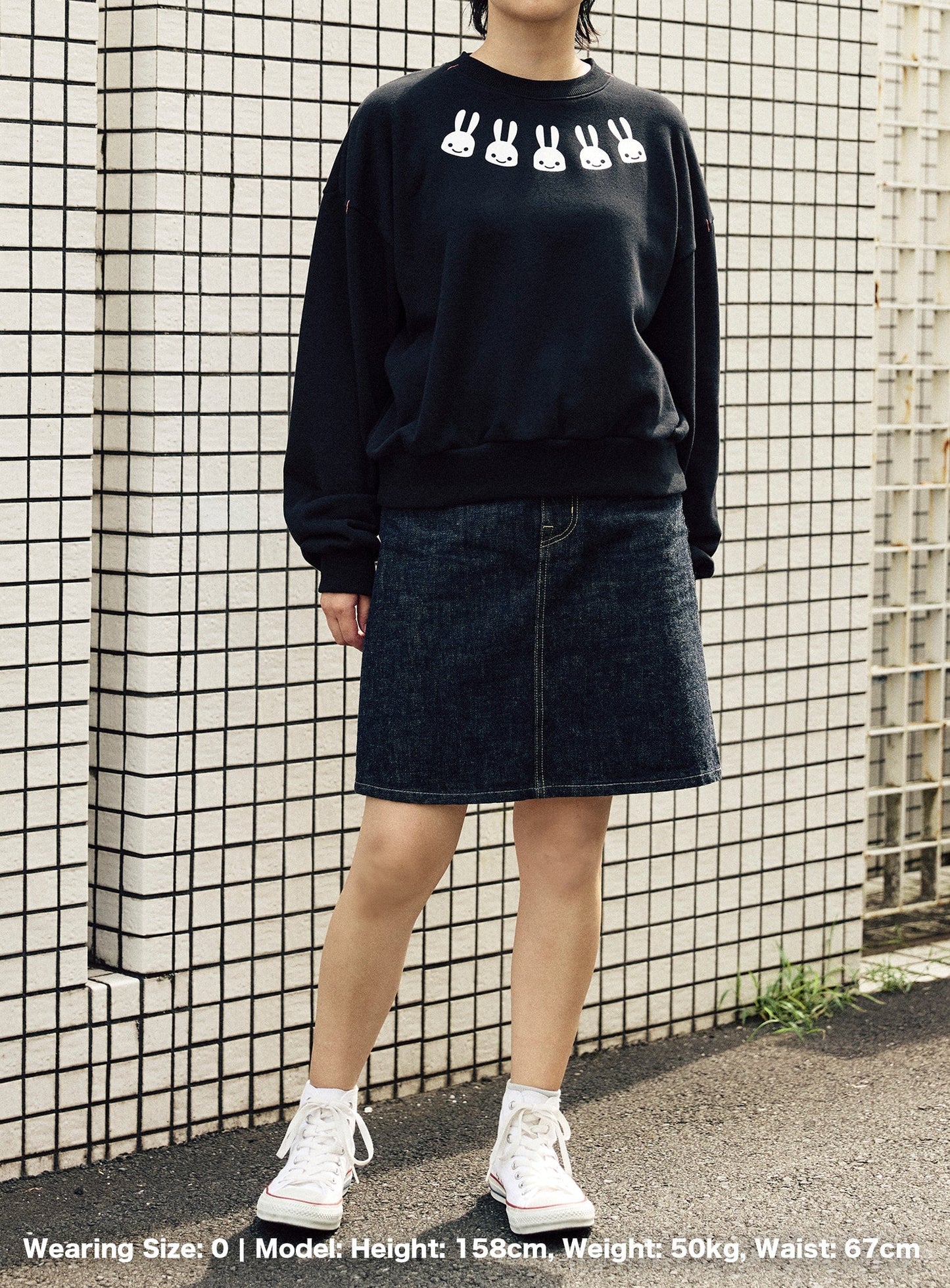 ワイドクルーネックスウェット