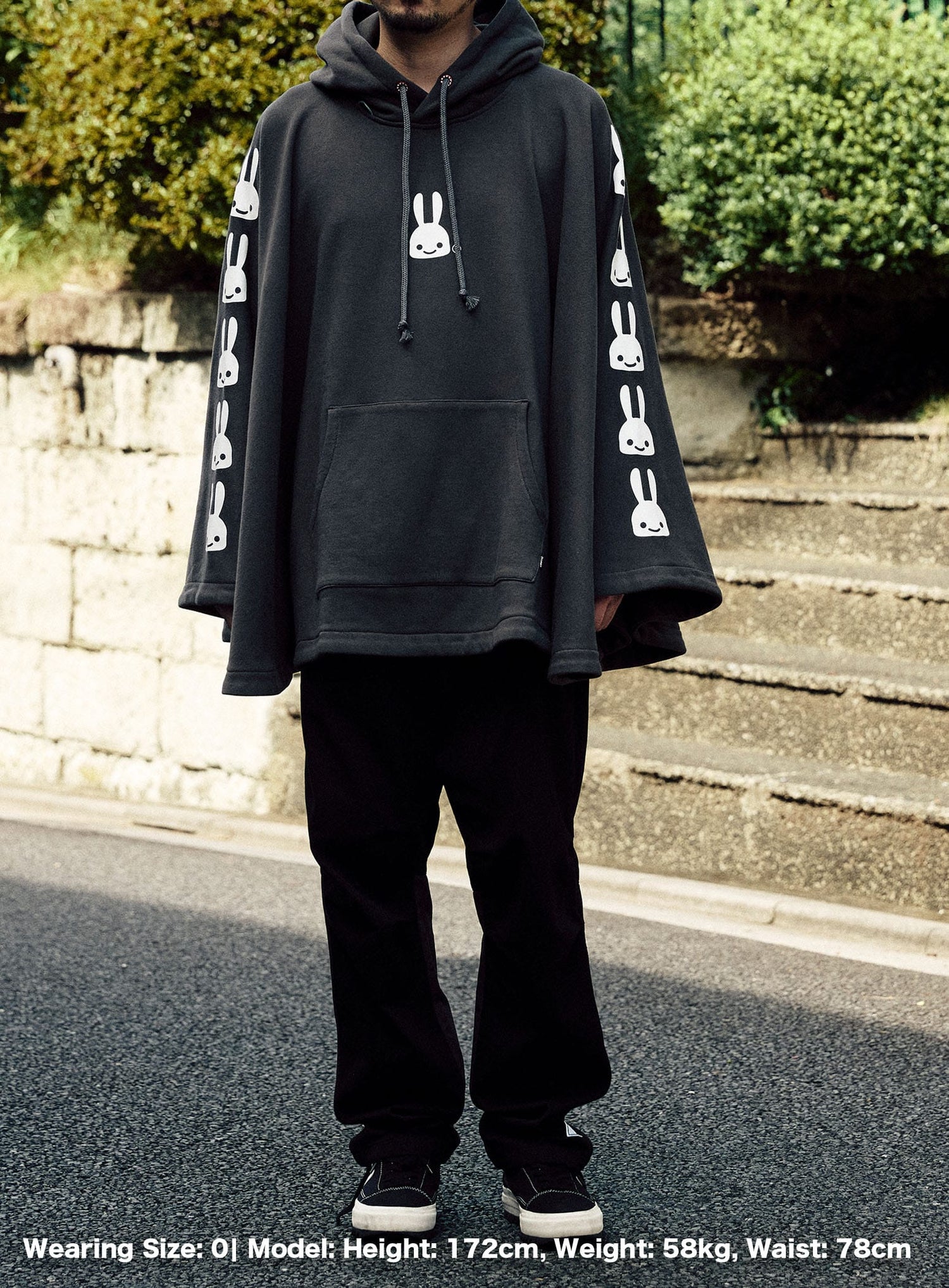 ポンチョパーカー