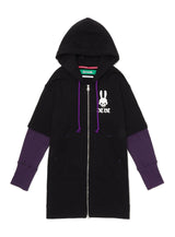 DCBC レイヤードジップパーカーワンピース