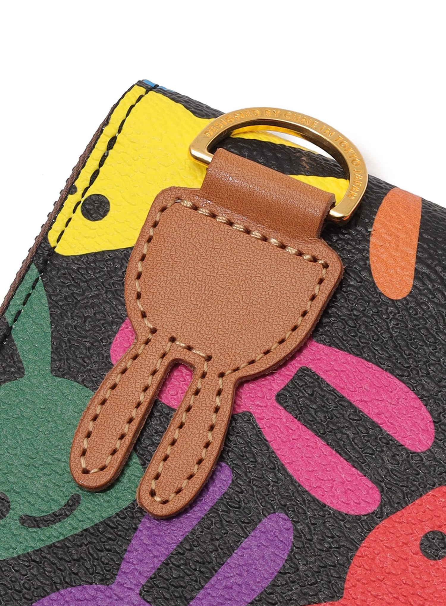 CSPロングウォレット カラフルウサギ