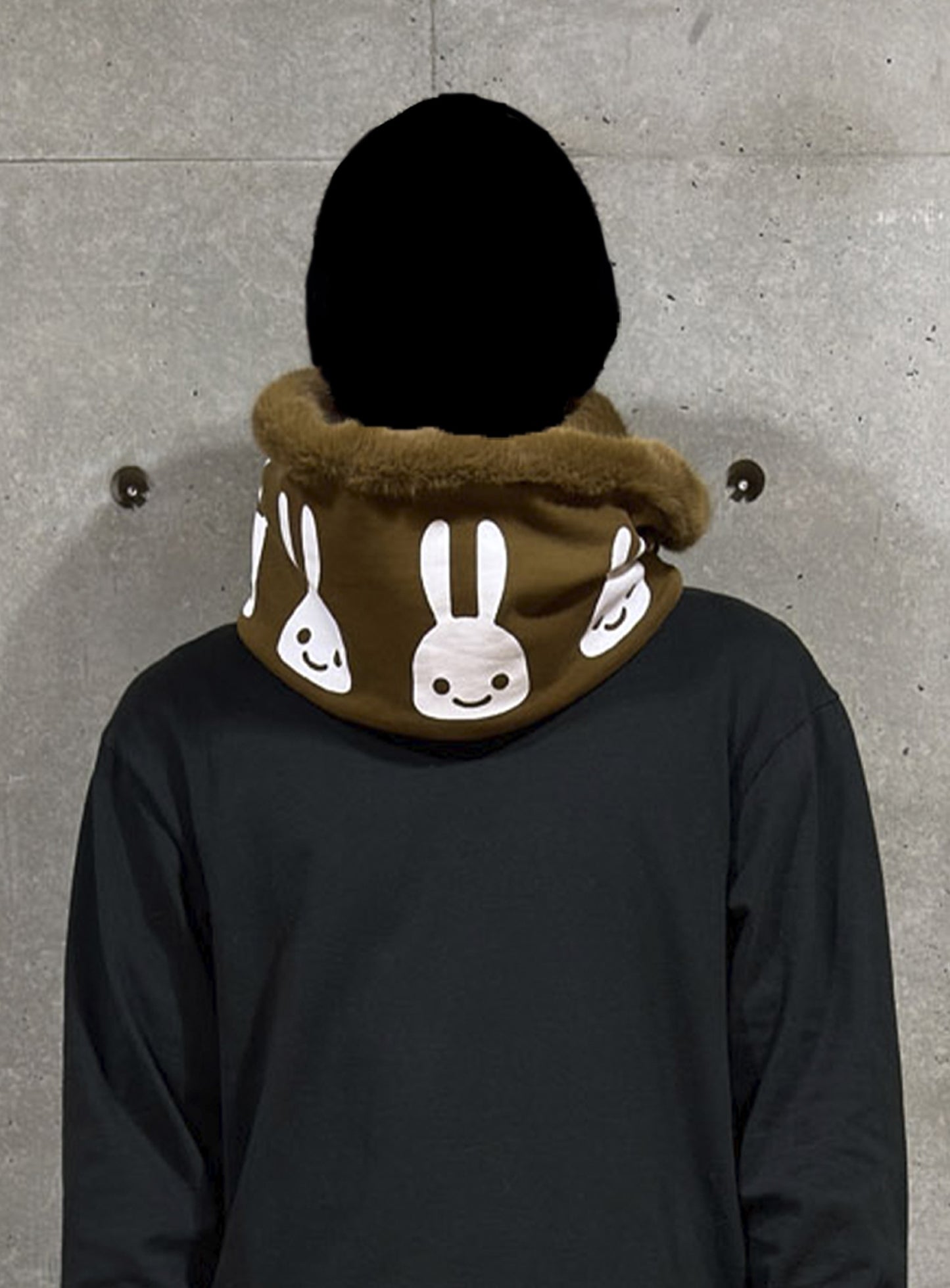 ウサギたくさんふわふわスヌード