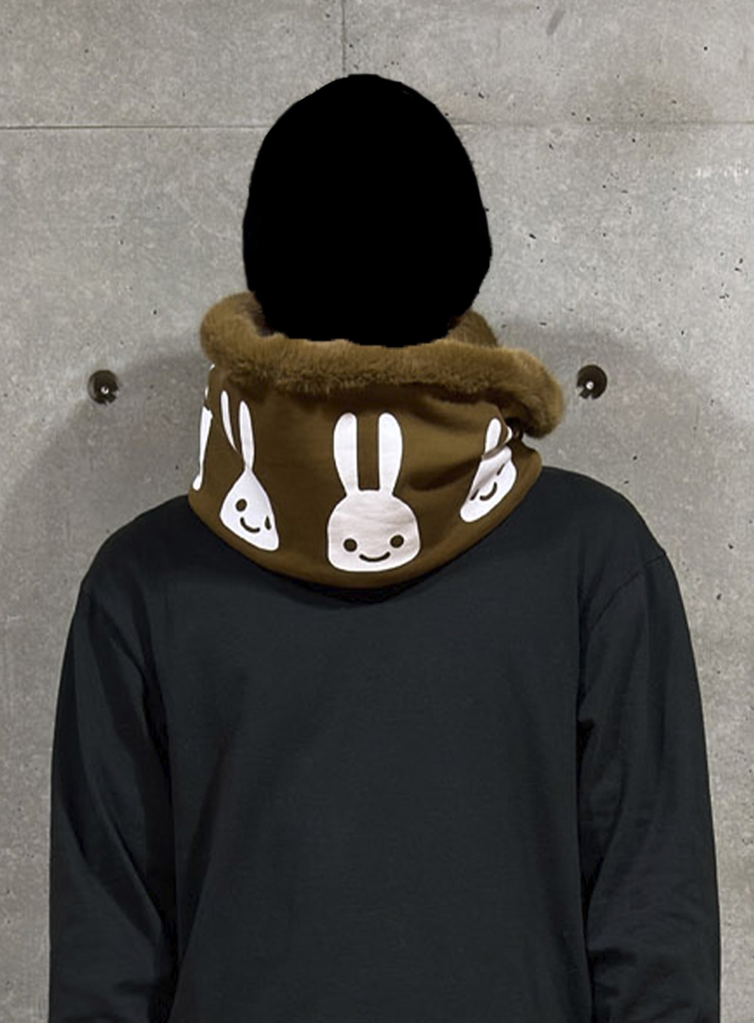 ウサギたくさんふわふわスヌード