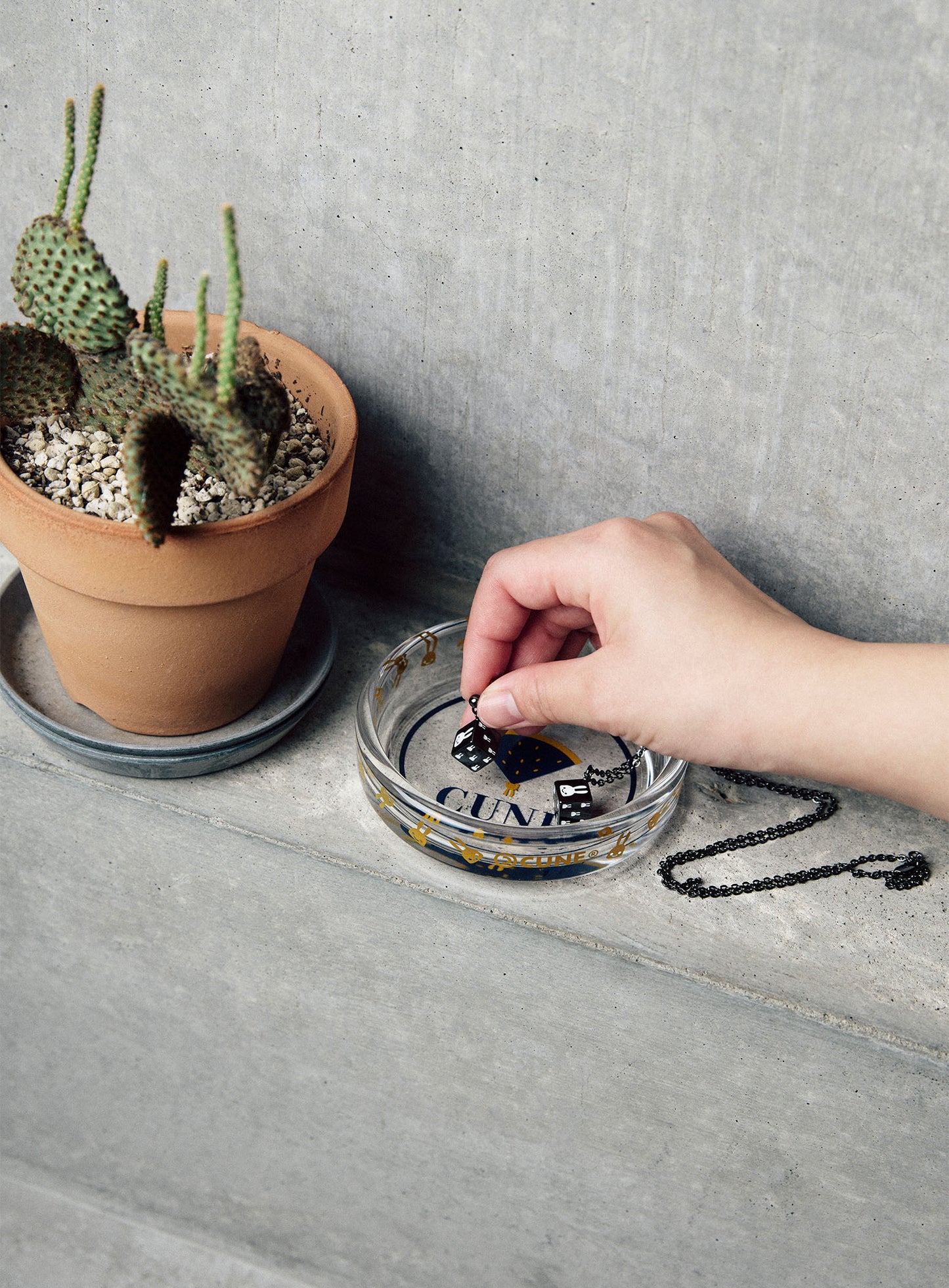 ガラスの小物入れ スイカ