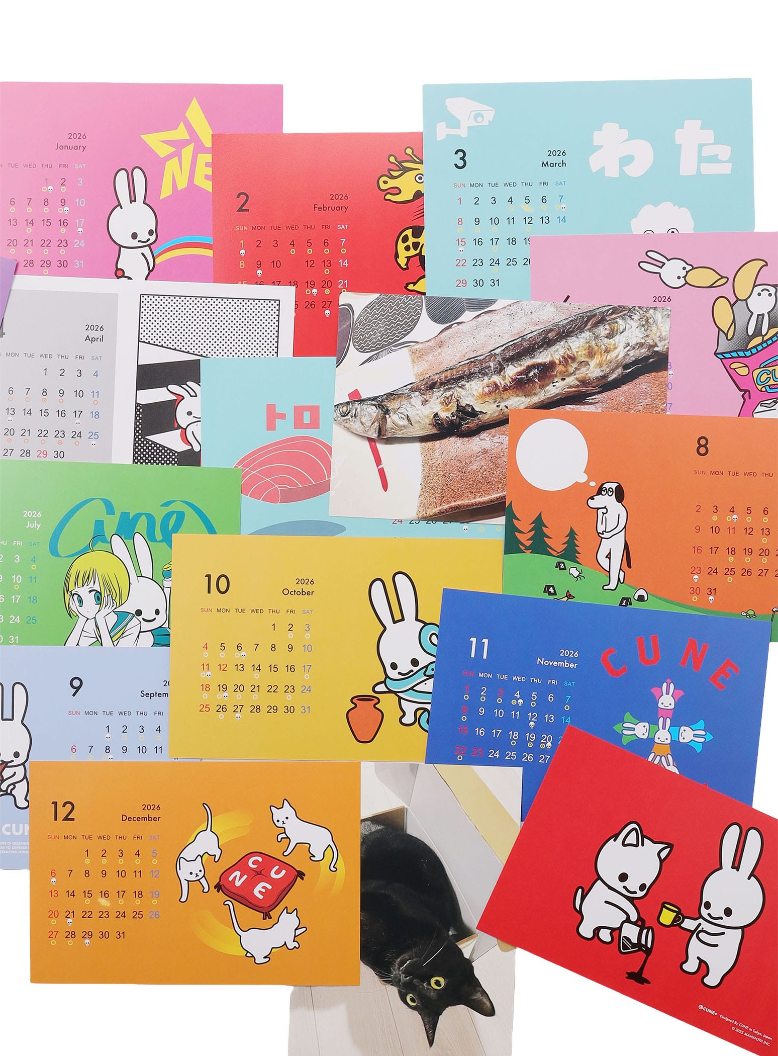 2026 カレンダー – CUNE
