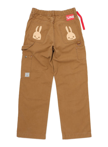 ダックのゴムペインターパンツ コーデュロイパッチ