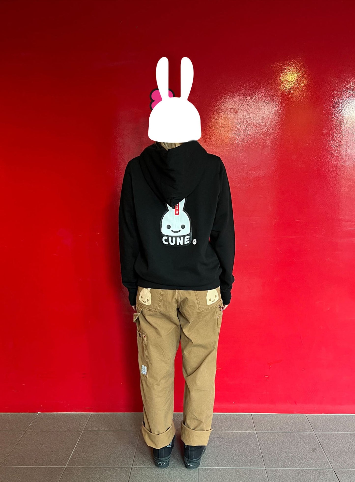 ダックのゴムペインターパンツ