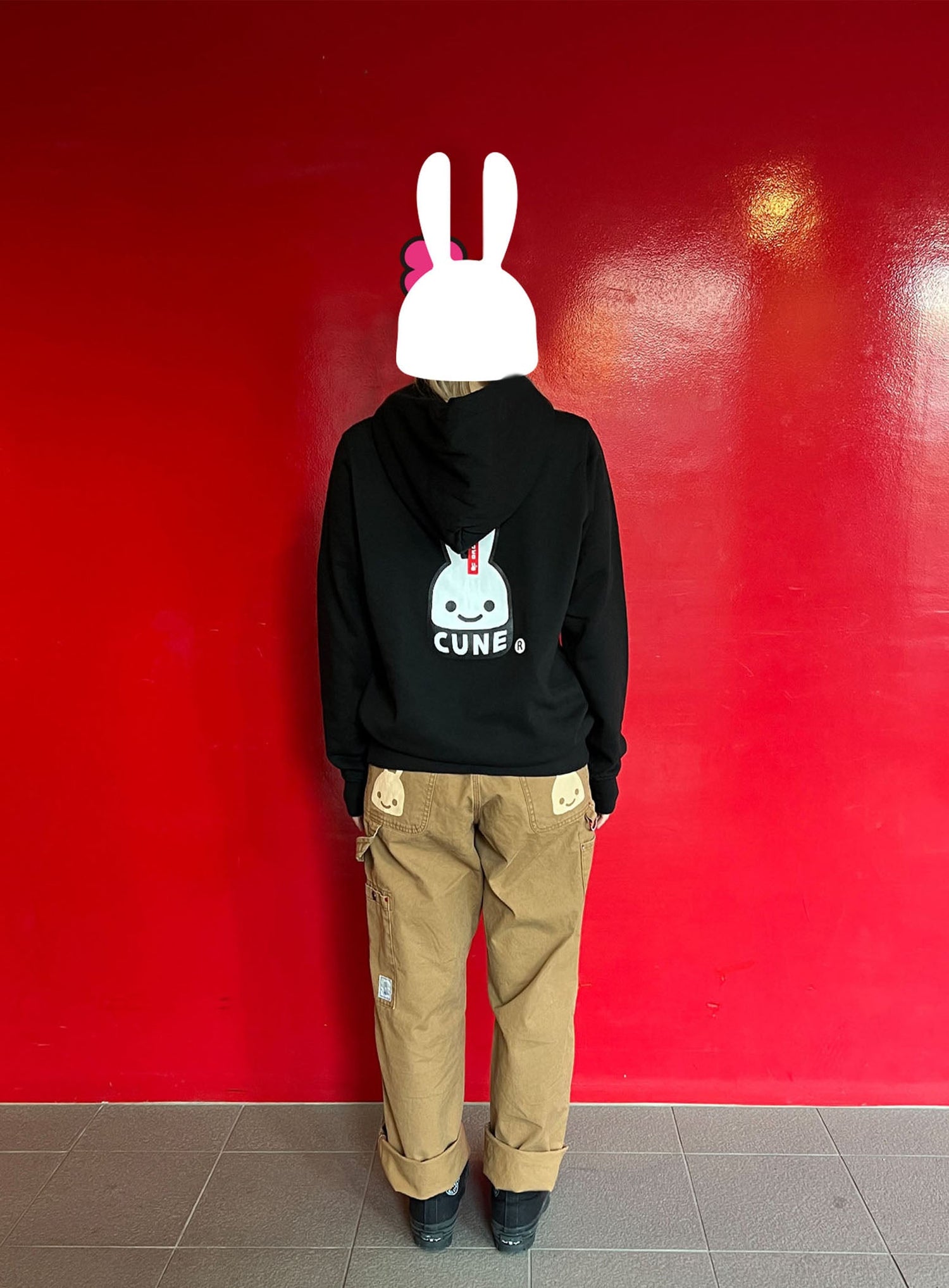 ダックのゴムペインターパンツ