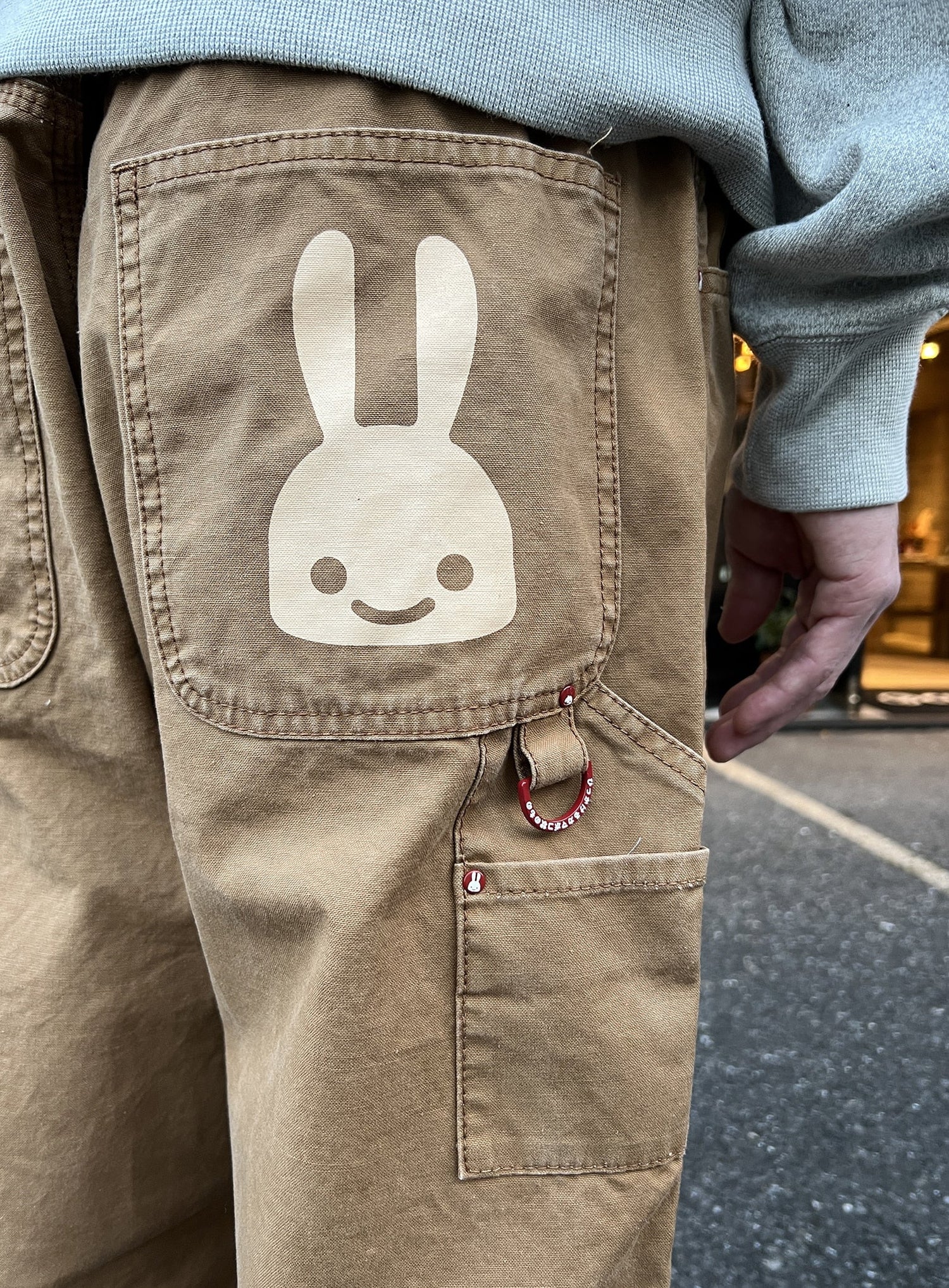 ダックのゴムペインターパンツ