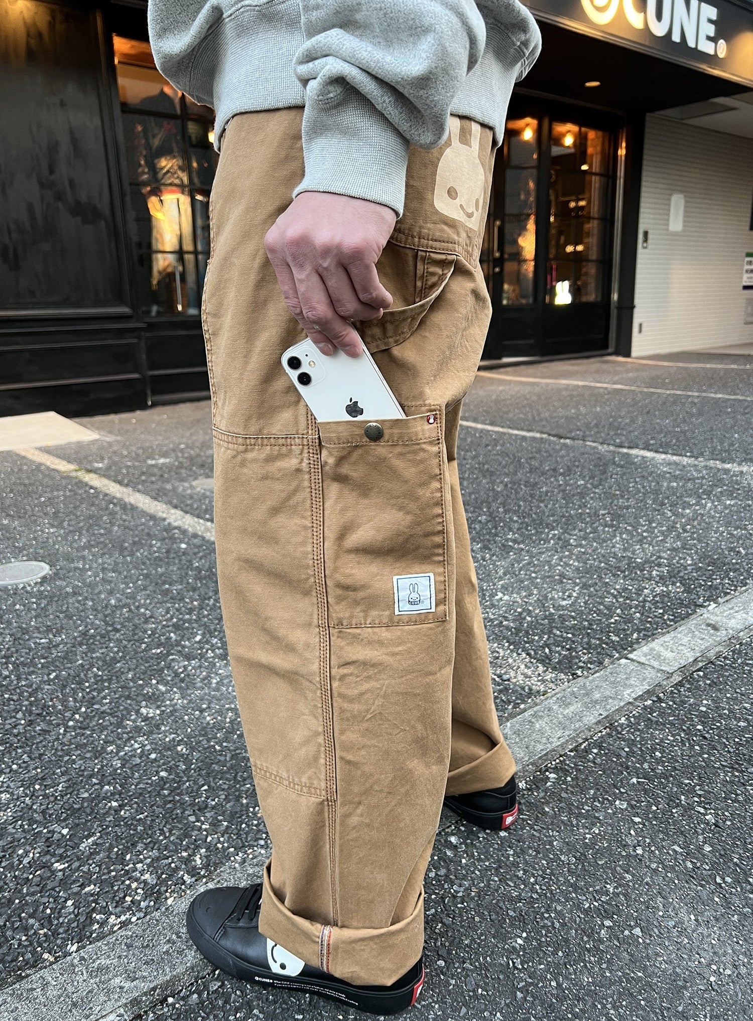 ダックのゴムペインターパンツ