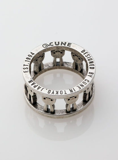 ウサギぐるりリング