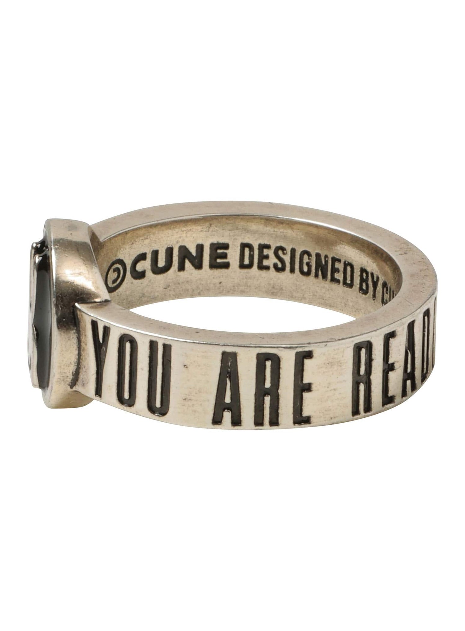 丸ウサギメッセージリング