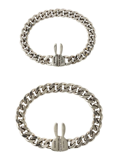 ウサギクラスプチェーンブレスレット