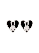 ハートウサギピアス