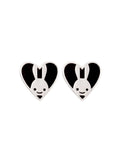 ハートウサギピアス