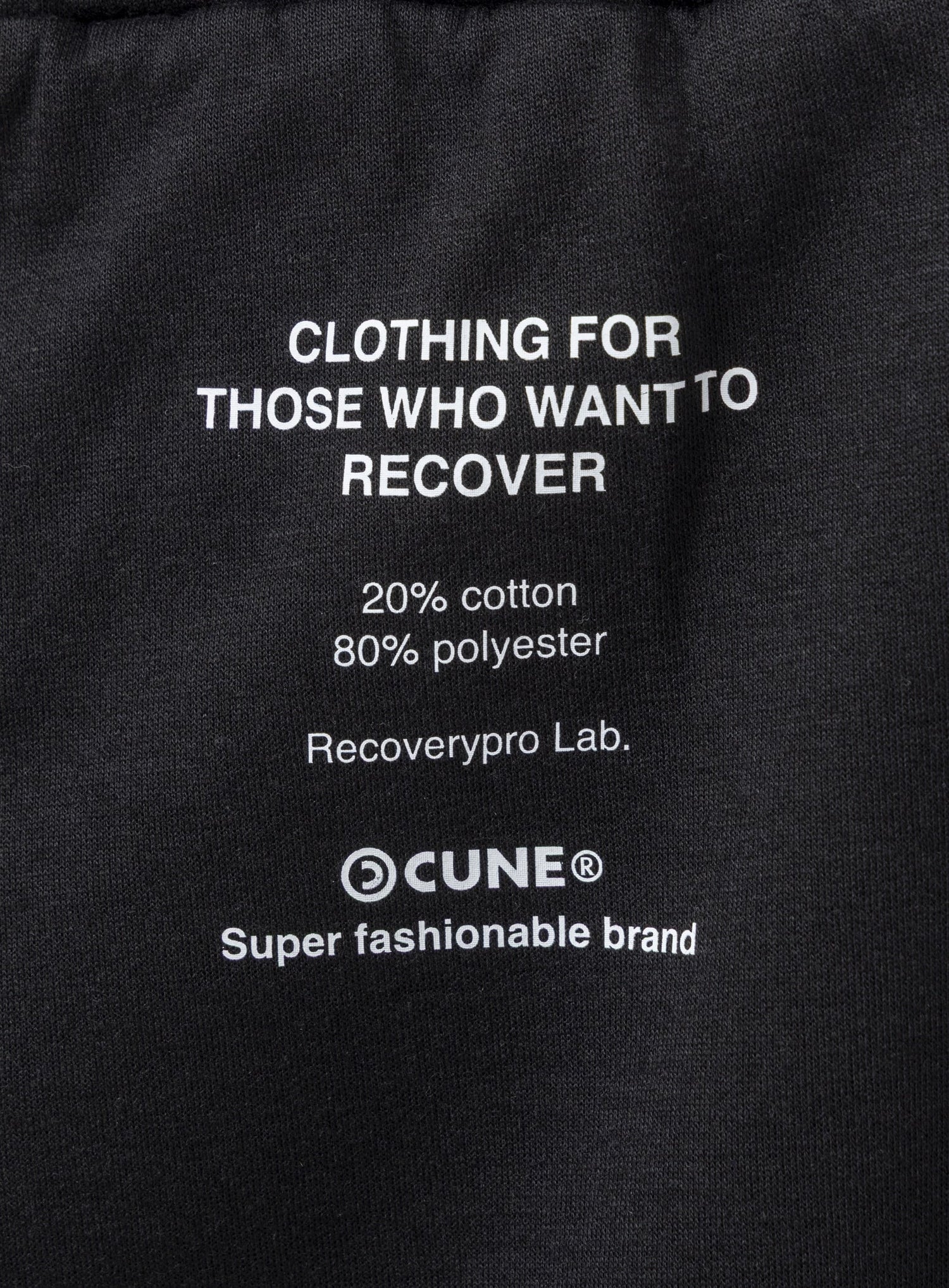 【一般医療機器】Recoverypro Lab. 疲労回復ウェア CUNE(R) ／上下セット（長袖クルーネック・ロングパンツ）