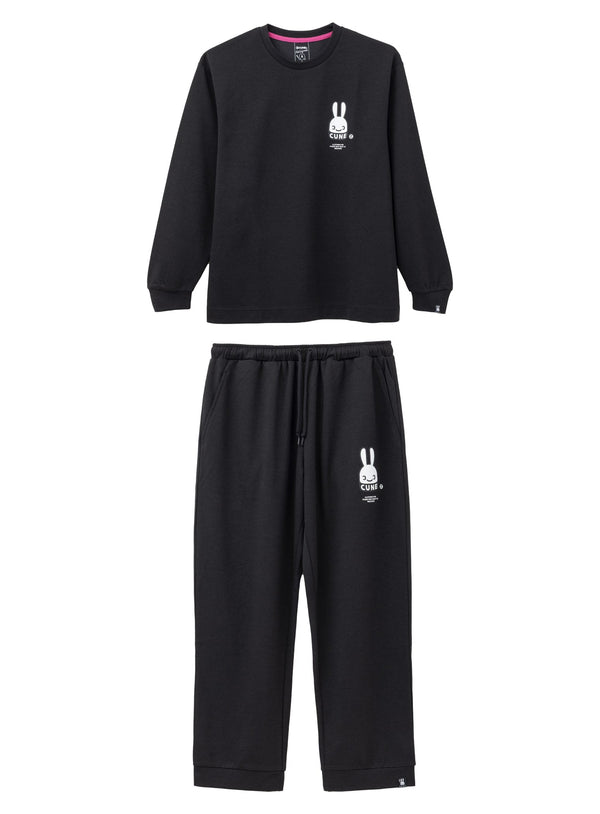 【一般医療機器】Recoverypro Lab. 疲労回復ウェア CUNE(R) ／上下セット（長袖クルーネック・ロングパンツ）