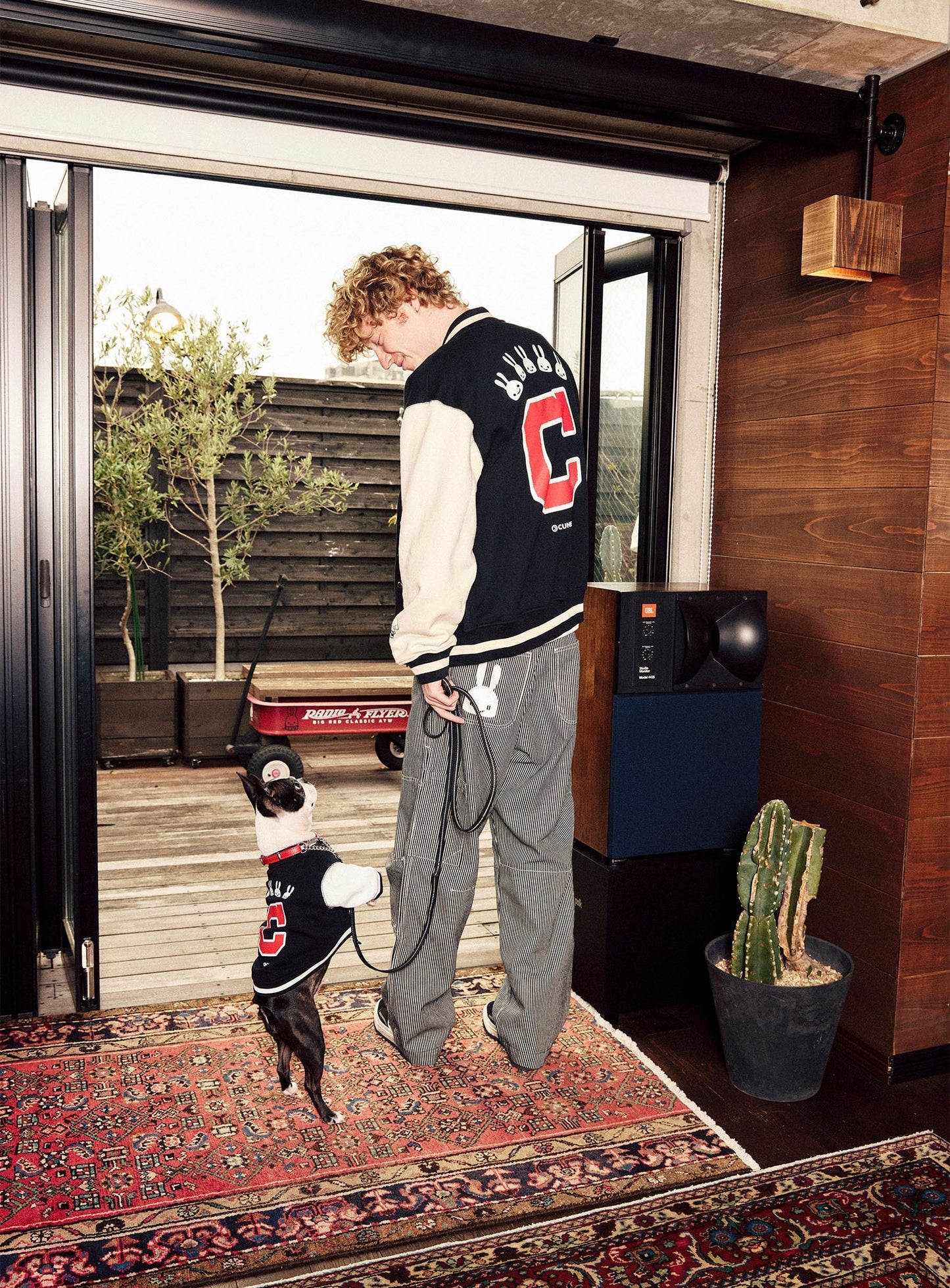 犬と人 犬のスウェットスタジャン BIG C