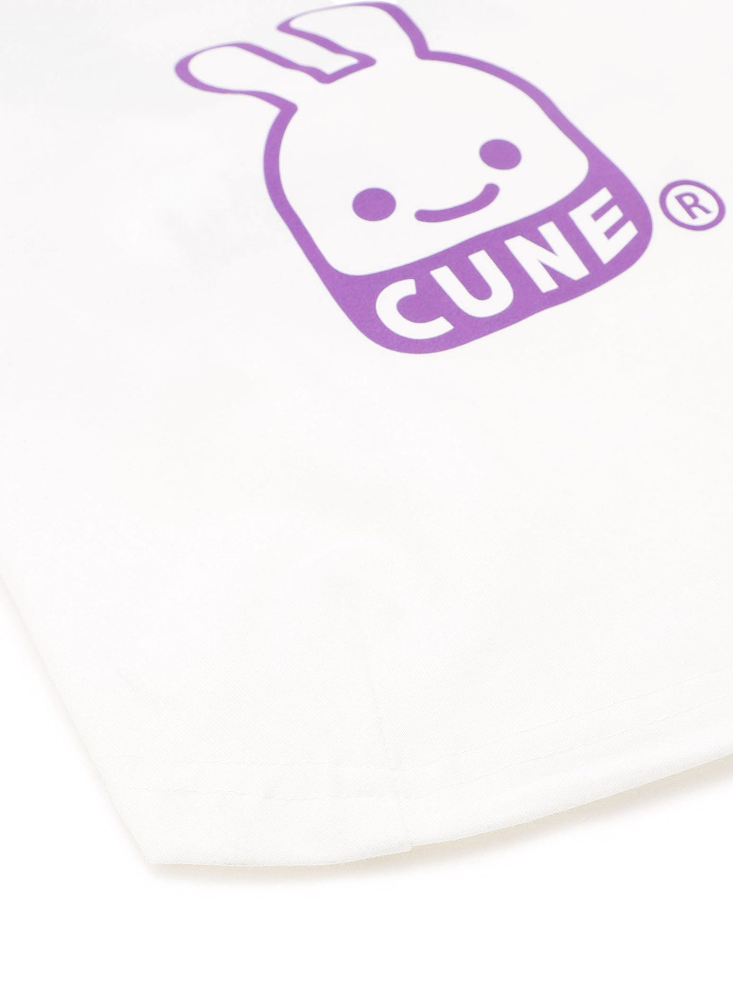 犬と人 犬のラグランTシャツ CUNEウサギ