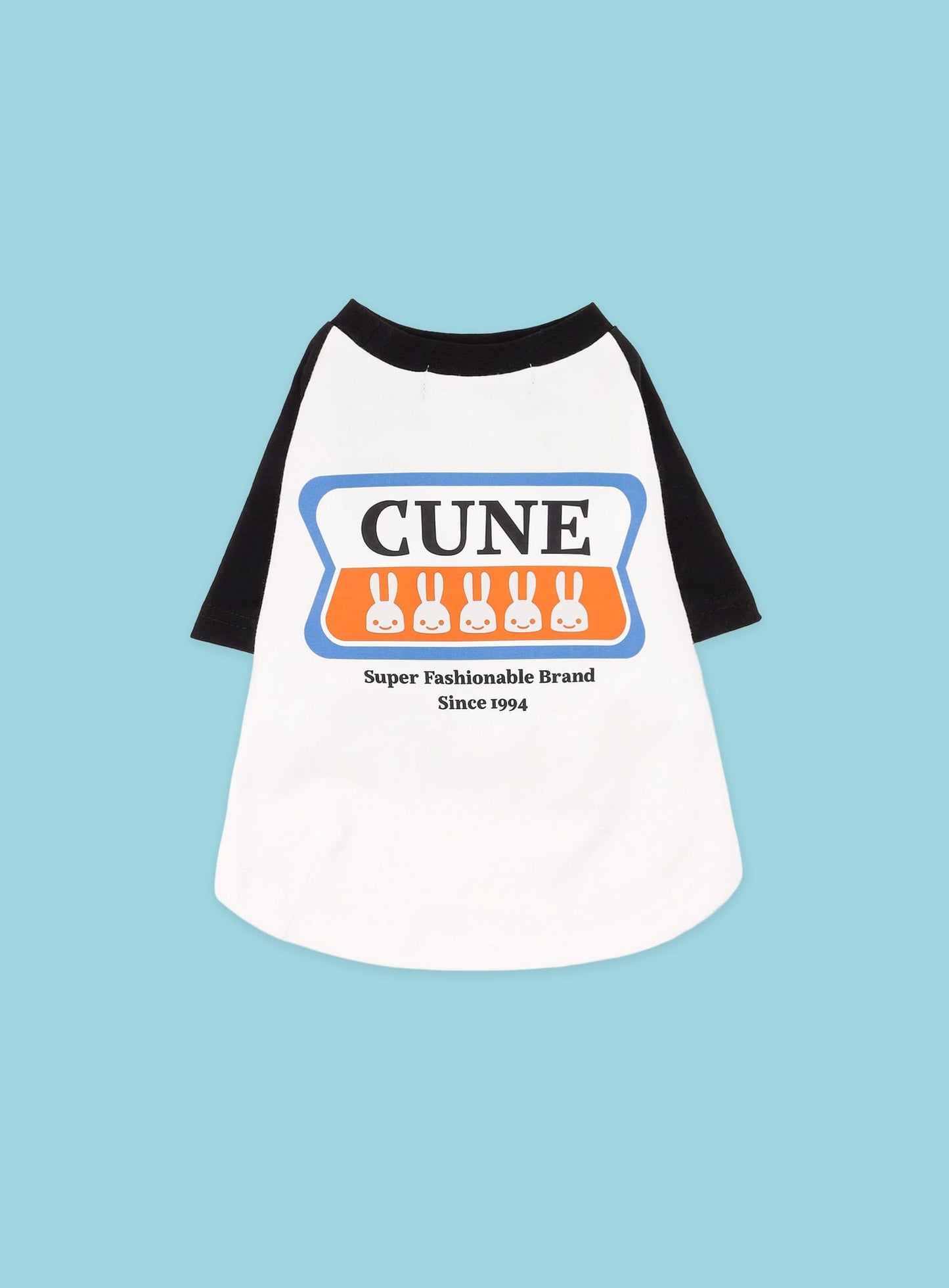 犬と人 犬のラグランTシャツ U5