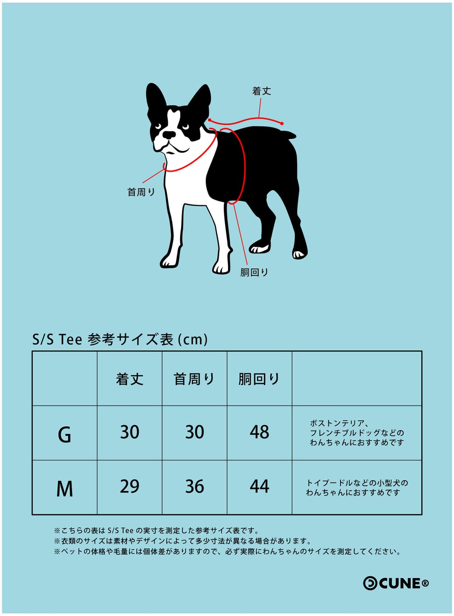 犬と人 犬のS/S Tee CUNEいぬ